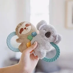 Grasping Toys|Plush Rattles + Teethers-Itzy Ritzy Ritzy Rattle Pal + Teether