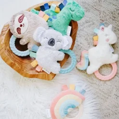 Grasping Toys|Plush Rattles + Teethers-Itzy Ritzy Ritzy Rattle Pal + Teether