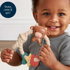 Teethers|Pacifiers + Clips-Itzy Ritzy Ritzy Rattle Silicone Teether