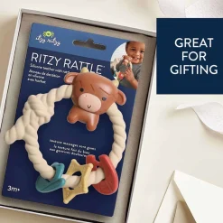 Teethers|Pacifiers + Clips-Itzy Ritzy Ritzy Rattle Silicone Teether