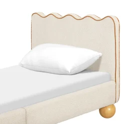 Twin Beds + Trundles|Wck Exclusive Furniture-Babyletto Rizo Twin Bed (Boucle)