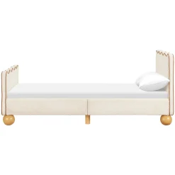 Twin Beds + Trundles|Wck Exclusive Furniture-Babyletto Rizo Twin Bed (Boucle)