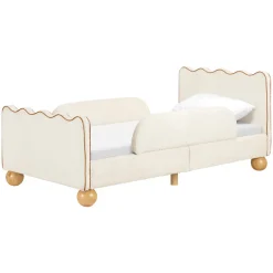 Twin Beds + Trundles|Wck Exclusive Furniture-Babyletto Rizo Twin Bed (Boucle)
