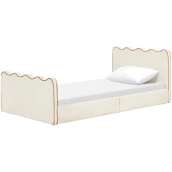 Twin Beds + Trundles|Wck Exclusive Furniture-Babyletto Rizo Twin Bed (Boucle)