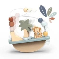 Wooden Toys-Speedy Monkey Rocking Beads Maze
