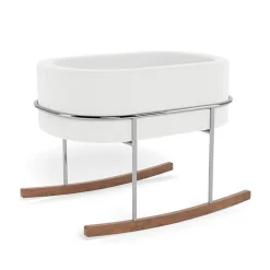 Cradles|Bassinets-Monte Design Rockwell Bassinet (Micro Suede)