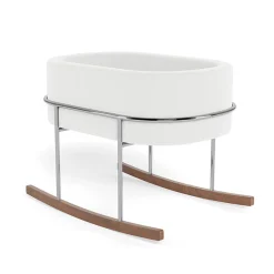 Cradles|Bassinets-Monte Design Rockwell Bassinet (Micro Suede)