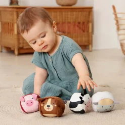 Play + Learn Toys|Grasping Toys-Little Big Friends Roly Poly Balls (Set of 4)