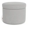 Ottomans-Monte Design Round Storage Ottoman - Fabric