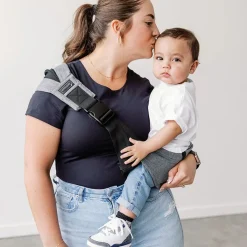 Soft Soles|Perforated Sneakers-Rouu Baby II Carrier Extendable Graphite