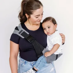 Soft Soles|Perforated Sneakers-Rouu Baby II Carrier Extendable Graphite