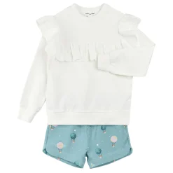 Sweaters + Jackets-miles the label. Ruffle Sweater + Short Set