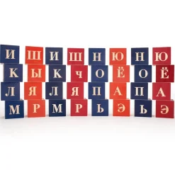 Wooden Toys|Blocks + Shape Sorters-Uncle Goose Russian ABC Blocks