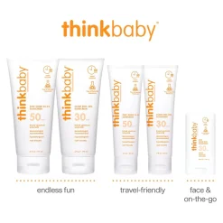 Sunscreen-Thinkbaby Safe Sunscreen SPF 50+ (6 oz)
