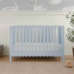 Convertible Cribs-DaVinci Sammy Scallop 4-in-1 Crib