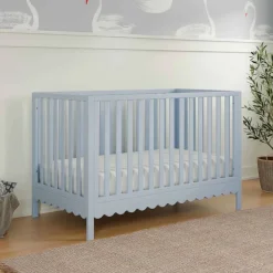 Convertible Cribs-DaVinci Sammy Scallop 4-in-1 Crib