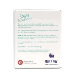 Towels + Cloths|Kids Bubble Bath-Loot Sandy the Sea Sponge