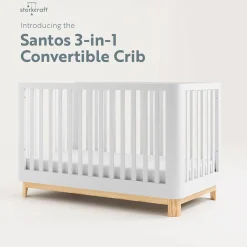 Convertible Cribs-Storkcraft Santos 3-in-1 Convertible Crib