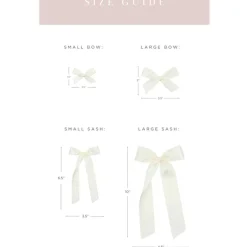 Hair Accessories-Lou Lou and Company Satin Bow Sash Clip SM