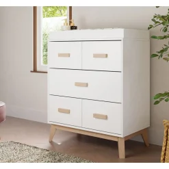 Dressers|Changer Dressers-Babyletto Scoot 3 Drawer Changer Dresser