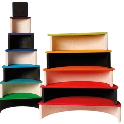 Wooden Toys-Grimm's Semi Circles Rainbow