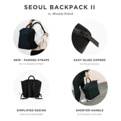 Diaper Bags-Freshly Picked Seoul Neoprene Backpack II