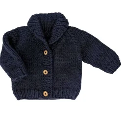 Sweaters + Jackets-Huggalugs Shawl Collar Cardigan