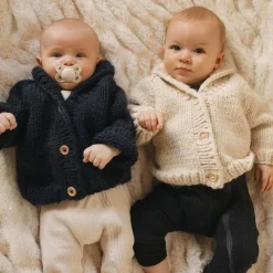Sweaters + Jackets-Huggalugs Shawl Collar Cardigan