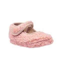 Infant Socks + Booties-Elephantito Shearling Baby Mary Jane