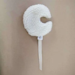 Pacifier Clips|Pacifiers + Clips-The Butter Flying Sherpa Moon Paci Holder