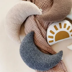 Pillows-The Butter Flying Sherpa Moon Pillow
