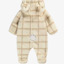 Rompers-Souris Mini Sherpa One-Piece Cream
