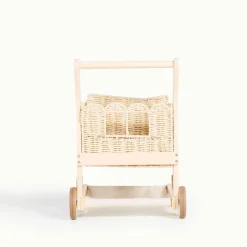 Pretend Play|Wooden Toys-Gathre Shopping Trolley Ivory