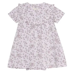 Skirts|Dresses-Fixoni Short Sleeve Dress Grey Lilac