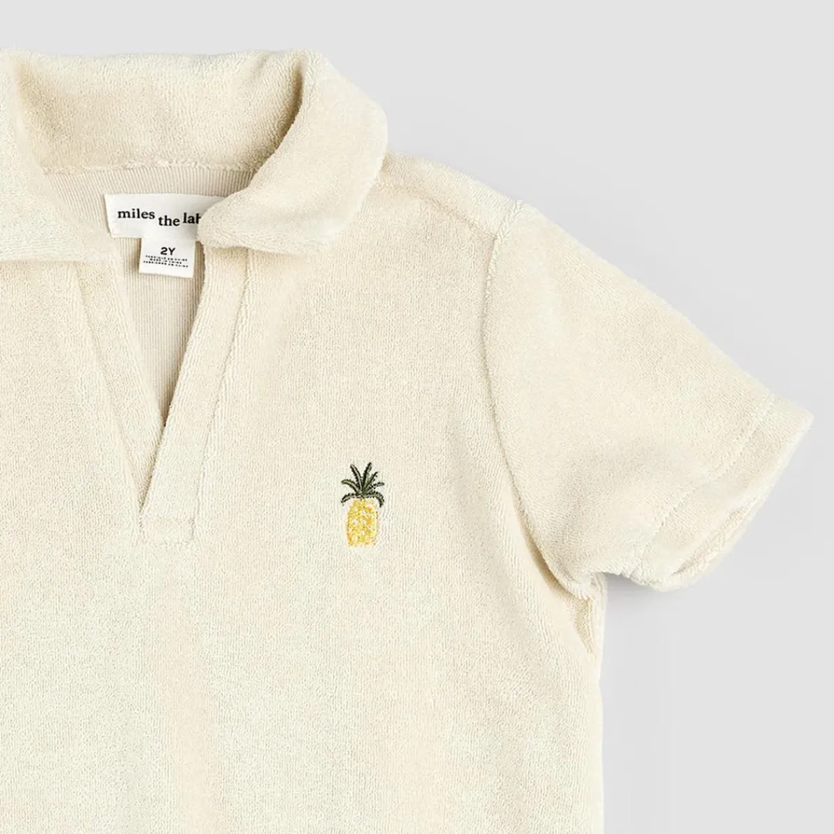 Tops + Tees-miles the label. Short Sleeve Terry Polo