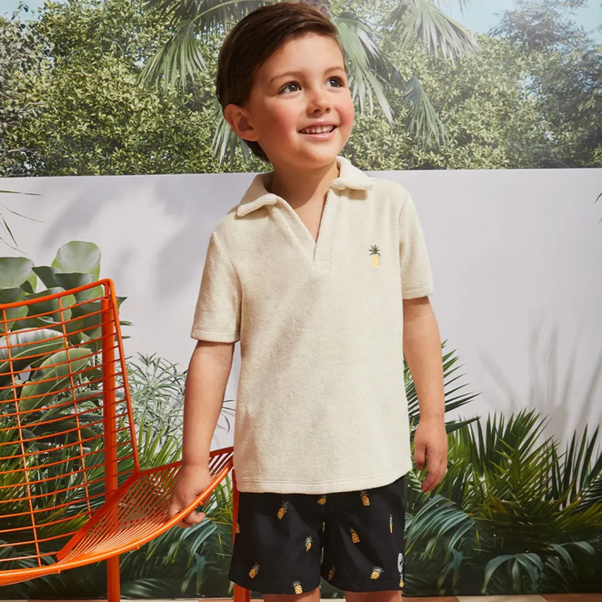 Tops + Tees-miles the label. Short Sleeve Terry Polo