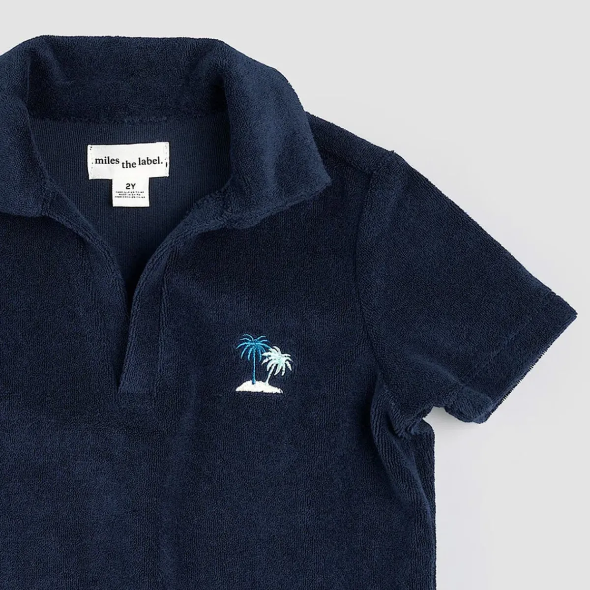 Tops + Tees-miles the label. Short Sleeve Terry Polo