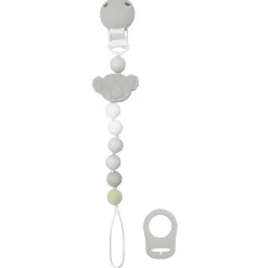 Pacifier Clips|Pacifiers + Clips-Kushies SiliBeads Pacifier Clip