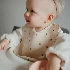 Bibs + Burps-Mushie Silicone Baby Bib