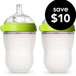 Baby Bottle Sets|Baby Bottles-Comotomo Silicone Baby Bottle 2 Pack (250 mL)