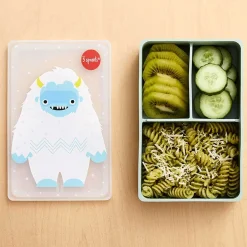 Kids Lunch Bags & Boxes|Kids Bento Boxes-3 Sprouts Silicone Bento Box
