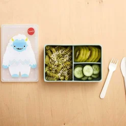 Kids Lunch Bags & Boxes|Kids Bento Boxes-3 Sprouts Silicone Bento Box