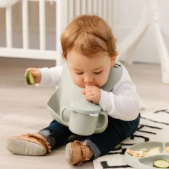 Bibs + Burps-Glitter & Spice Silicone Bib