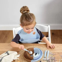 Bibs + Burps-Lassig Silicone Bib with Print