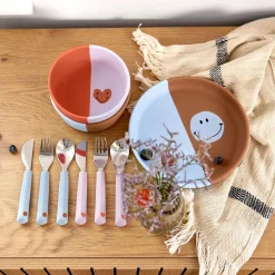 Kids Plates + Bowls-Lassig Silicone Bowl