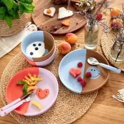 Kids Plates + Bowls-Lassig Silicone Bowl