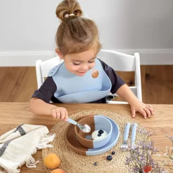 Kids Plates + Bowls-Lassig Silicone Bowl
