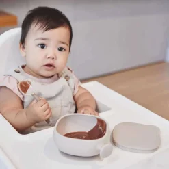 Kids Plates + Bowls|Grip + Suction Dishes-B.Box Silicone Bowl + Lid