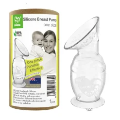 Breastmilk Storage Systems|Breast Pumps + Accessories-Haakaa USA Silicone Breast Pump with Suction Base (100 mL)
