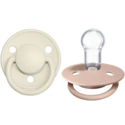 Pacifiers + Clips-Bibs Silicone De Lux Pacifier (2 Pack)